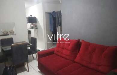 Imagem: O apartamento possui 2 Dormitórios, 1 Banheiro, 1 Vaga na garagem