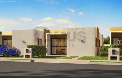 Imagem: A casa em condomínio possui 2 Dormitórios, 2 Banheiros, 1