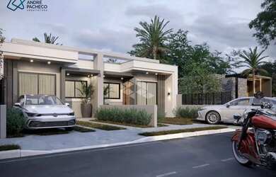 Imagem: A casa possui 3 Dormitórios, 3 Banheiros, 2 Vagas na garagem