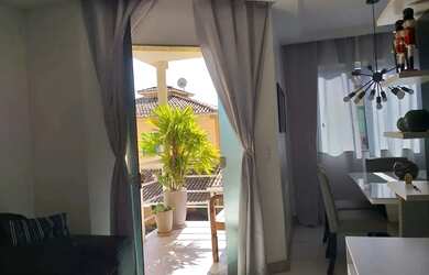 Imagem: A casa em condomínio possui 2 Dormitórios, 3 Banheiros, 1