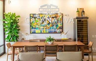 Imagem: A casa em condomínio possui 5 Dormitórios, 5 Banheiros, 3