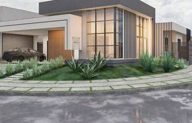 Imagem: A casa em condomínio possui 3 Dormitórios, 4 Banheiros, 4