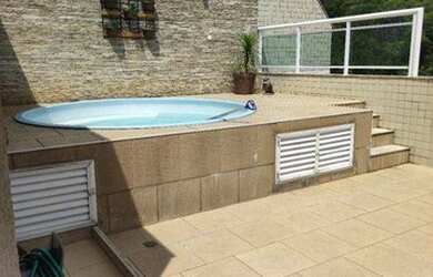 Imagem: O apartamento na cobertura possui 4 Dormitórios, 4 Banheiros