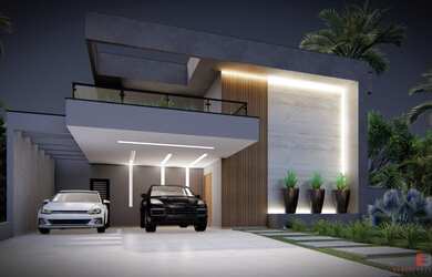 Imagem: A casa em condomínio possui 3 Dormitórios, 5 Banheiros, 4