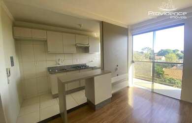 Imagem: O apartamento possui 2 Dormitórios, 1 Banheiro, 1 Vaga na garagem