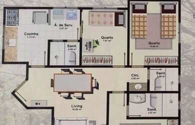 Imagem 7: Apartamento no 5º andar à venda, 79 m² por R$ 360.000 - Candeias -...