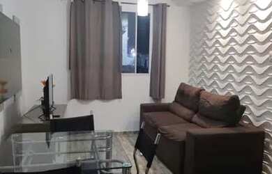 Imagem: O apartamento possui 2 Dormitórios, 1 Banheiro, 1 Vaga na garagem