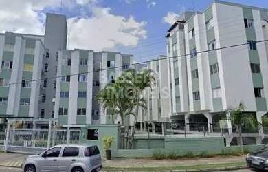 Imagem: O apartamento possui 2 Dormitórios, 1 Banheiro, 1 Vaga na garagem