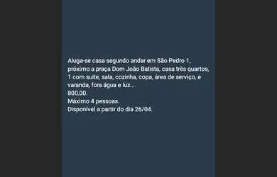 Imagem: A casa possui 3 Dormitórios, 2 Banheiros e está localizado