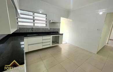 Imagem 2: Apartamento com 3 dormitórios para alugar, 110 m² por R$ 2.750,00/mês - Canto do Forte - P