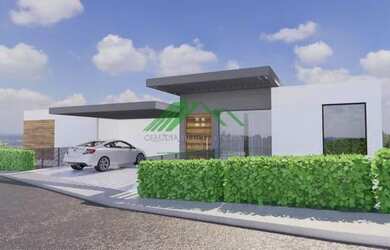 Imagem: A casa em condomínio possui 4 Dormitórios, 4 Banheiros, 2