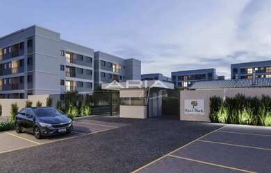 Imagem: O apartamento possui 2 Dormitórios, 1 Banheiro, 1 Vaga na garagem