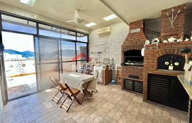 Imagem: O apartamento na cobertura possui 4 Dormitórios, 5 Banheiros