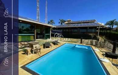 Imagem: A casa em condomínio possui 4 Dormitórios, 4 Banheiros, 5