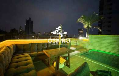 Imagem: O apartamento na cobertura possui 3 Dormitórios, 4 Banheiros