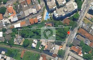 Imagem: O terreno possui 1.874m² de Área e está localizado em Pechincha