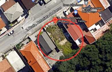 Imagem: O terreno possui 336m² de Área e está localizado em Canto