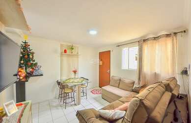 Imagem: O apartamento possui 2 Dormitórios, 1 Banheiro, 1 Vaga na garagem