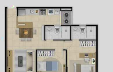 Imagem 13: Aquarela - Repasse - Andar Alto - 56m² - Novo - Lazer - Benfica