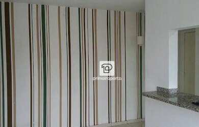 Imagem: O apartamento possui 1 Dormitório, 1 Banheiro, 1 Vaga na garagem