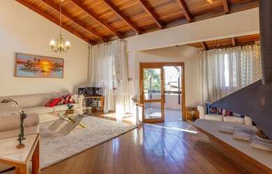 Imagem: O apartamento na cobertura possui 3 Dormitórios, 4 Banheiros