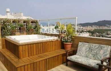 Imagem: O apartamento na cobertura possui 3 Dormitórios, 4 Banheiros