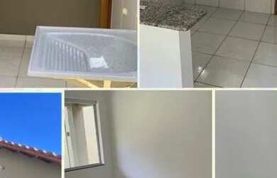 Imagem: A casa em condomínio possui 2 Dormitórios, 1 Banheiro, 2 Vagas