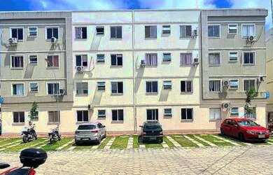 Imagem: O apartamento possui 2 Dormitórios, 1 Banheiro, 1 Vaga na garagem