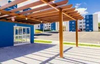 Imagem: O apartamento possui 2 Dormitórios, 1 Banheiro, 1 Vaga na garagem