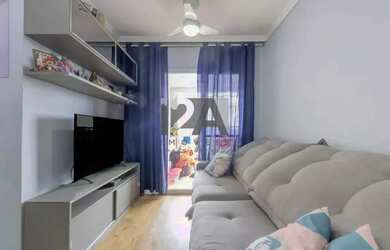 Imagem: O apartamento possui 2 Dormitórios, 2 Banheiros, 1 Vaga na