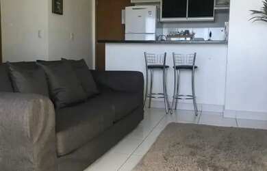 Imagem: O apartamento possui 1 Dormitório, 1 Banheiro, 1 Vaga na garagem