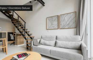 Imagem: O apartamento possui 2 Dormitórios, 1 Banheiro, 1 Vaga na garagem