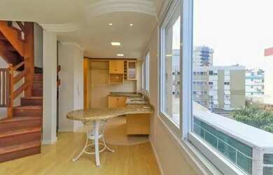 Imagem: O apartamento na cobertura possui 2 Dormitórios, 2 Banheiros