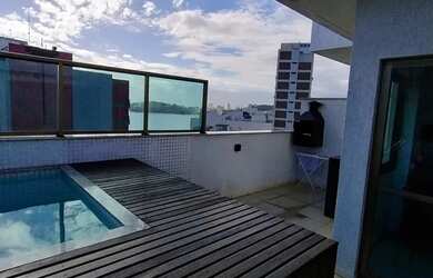 Imagem: O apartamento na cobertura possui 2 Dormitórios, 2 Banheiros