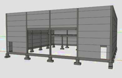Imagem: O depósito possui 5 Vagas na garagem, 748m² de Área e está