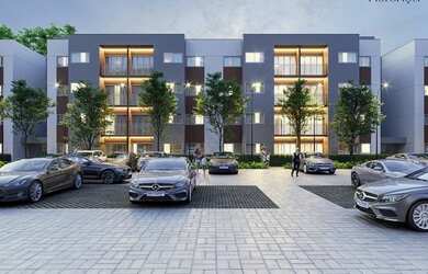 Imagem: O apartamento possui 2 Dormitórios, 1 Banheiro, 1 Vaga na garagem