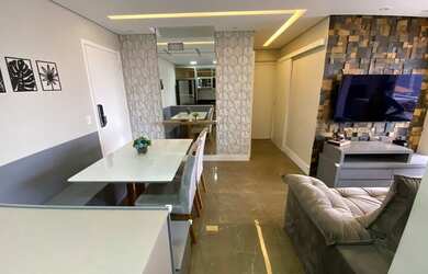 Imagem: O apartamento possui 2 Dormitórios, 1 Banheiro, 2 Vagas na