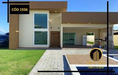 Imagem: A casa em condomínio possui 4 Dormitórios, 4 Banheiros, 5