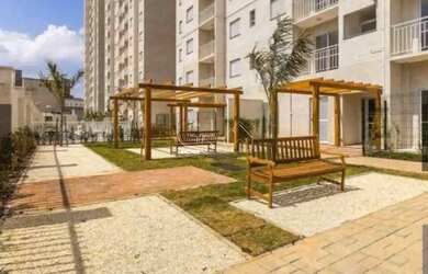 Imagem: O apartamento possui 2 Dormitórios, 1 Banheiro, 1 Vaga na garagem