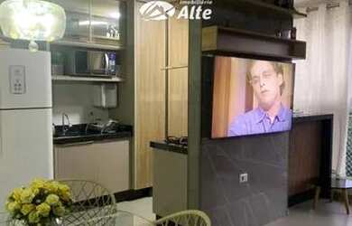 Imagem: O apartamento possui 2 Dormitórios, 1 Banheiro, 1 Vaga na garagem