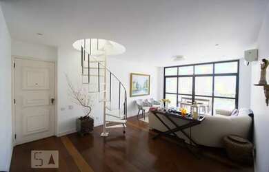 Imagem: O apartamento na cobertura possui 4 Dormitórios, 3 Banheiros