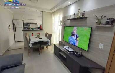 Imagem: O apartamento possui 2 Dormitórios, 1 Banheiro, 1 Vaga na garagem