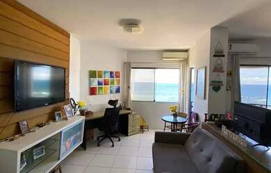 Imagem: O apartamento possui 1 Dormitório, 1 Banheiro, 1 Vaga na garagem