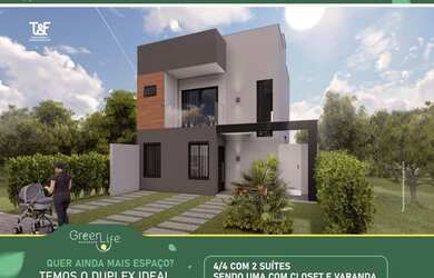 Imagem: A casa em condomínio possui 3 Dormitórios, 2 Banheiros, 2