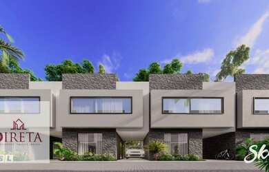 Imagem: A casa em condomínio possui 3 Dormitórios, 4 Banheiros, 1