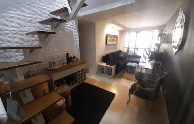 Imagem: O apartamento na cobertura possui 3 Dormitórios, 2 Banheiros