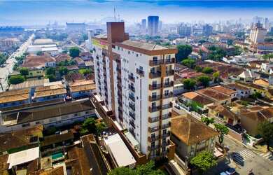 Imagem: O apartamento possui 1 Dormitório, 1 Banheiro, 1 Vaga na garagem