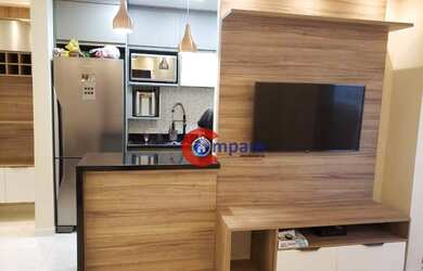 Imagem: O apartamento possui 2 Dormitórios, 2 Banheiros, 1 Vaga na