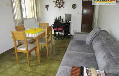 Imagem: O apartamento possui 1 Dormitório, 2 Banheiros, 1 Vaga na garagem