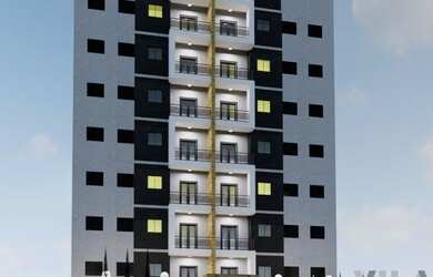 Imagem: O apartamento possui 2 Dormitórios, 1 Banheiro, 1 Vaga na garagem